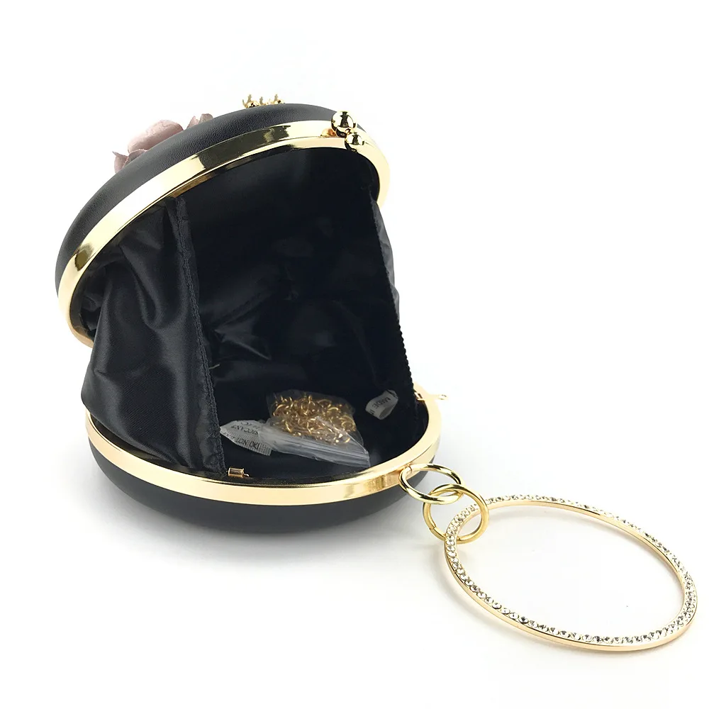 Подарок для подруги роскошный вечерний клатч с цветами хит продаж клатчи дамские