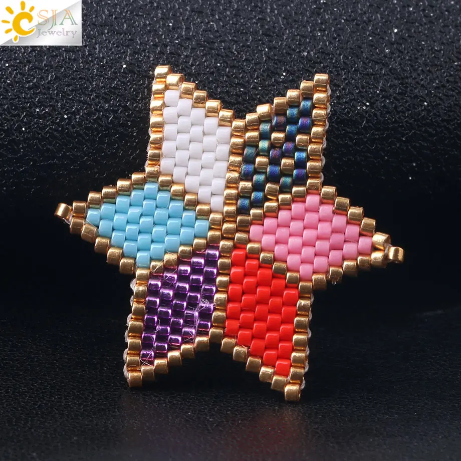 Csja 2019 Miyuki Delica Ювелирные Изделия Бусы Подвески Колье ожерелье браслет серьги