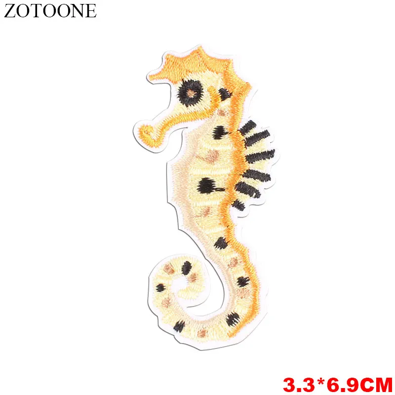 Патчи для одежды ZOTOONE с рисунками животных насекомых утюжок самостоятельной