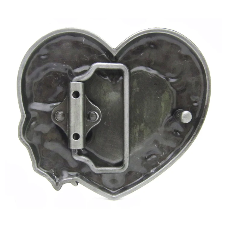 Застежка для ремня в форме сердца с цветком любви|buckle heart|heart buckleheart belt buckle |