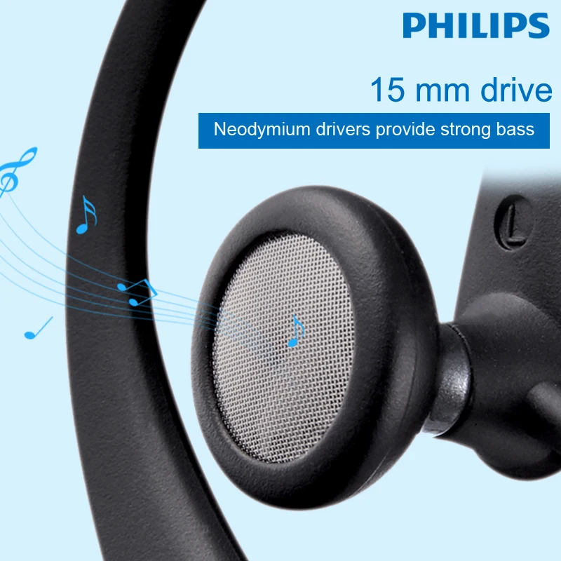 Наушники Philips SHS3300 подвесного типа спортивные наушники с функцией шумоподавления
