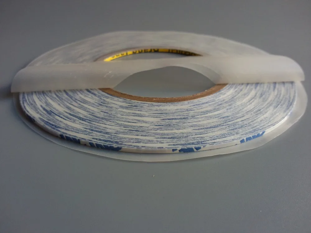 3 мм * 50 м белая двухсторонняя клейкая лента для панели экрана мобильного телефона