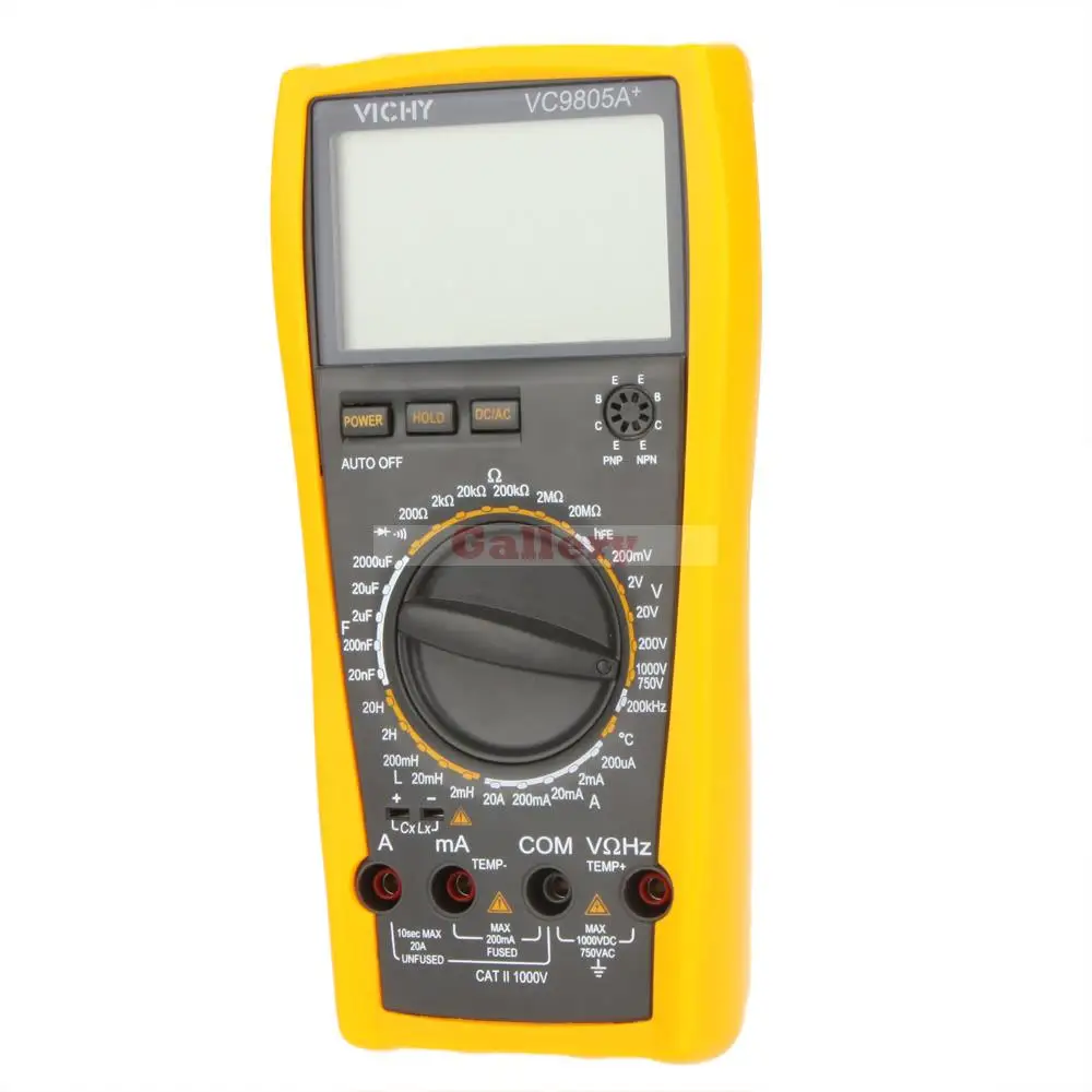 Vici VICHY VC9805A + цифровой мультиметр Измеритель LCR DMM температурная индуктивность