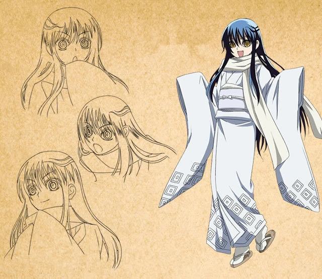 Nura Rise of the Yokai Clan Demon Captain Tsurara Oikawa snow yki Onna кимоно платье карнавальный костюм на