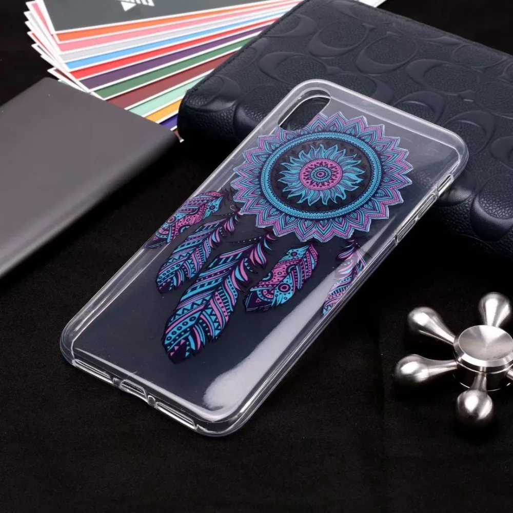 10pcs/lot Cartoon Pattern IMD Transparent Soft TPU Case for Apple iphone XR XS Max | Мобильные телефоны и аксессуары