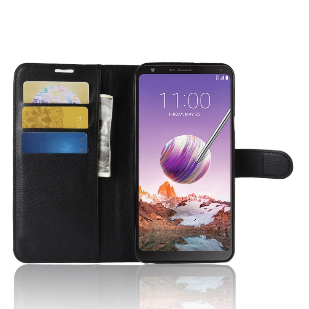 HUDOSSEN для LG Stylo 4 LM Q710MS чехол Роскошная Обложка на заднюю панель из искусственной