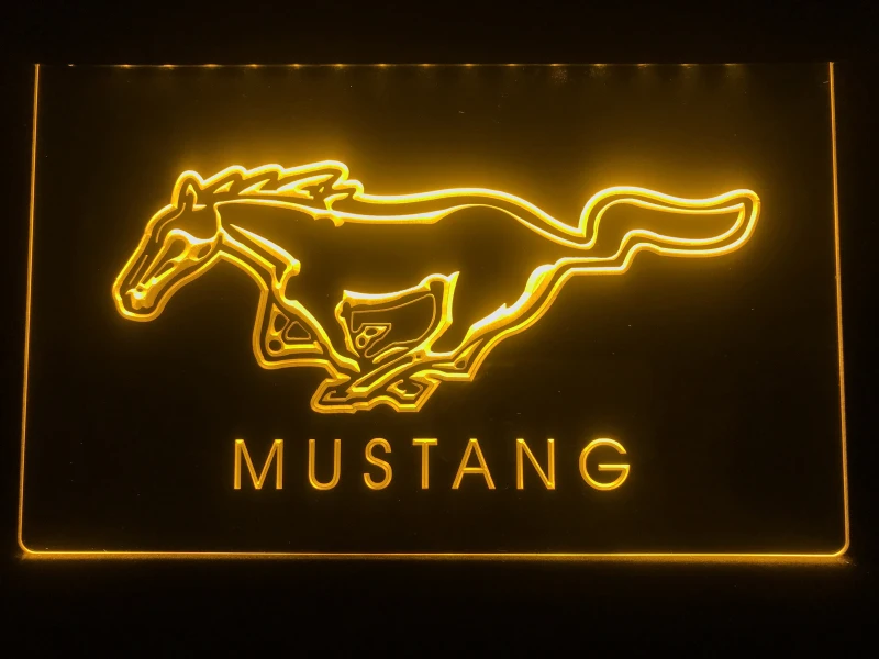 D054-неоновый светодиодный светильник Ford Mustang