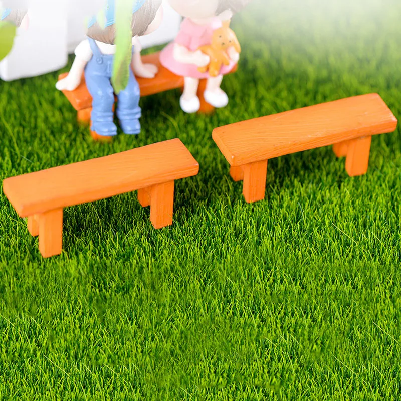 3 шт смолы Террариум садовые стол и стул фигурка украшения микро Пейзаж орнамент