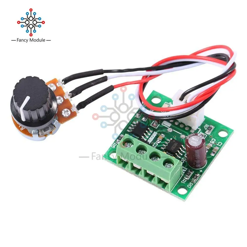 PWM DC от 1 8 в до 3 5 В 6 12 15 2 А регулятор скорости двигателя автоматический модуль