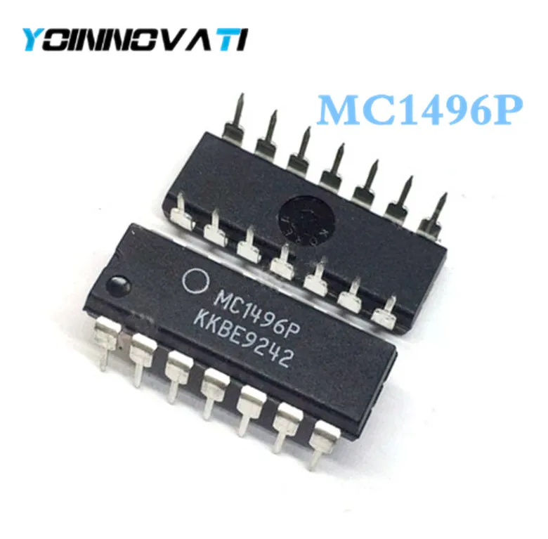50 шт./лот MC1496P MC1496 1496 DIP14 IC лучшее качество|Интегральные схемы| |