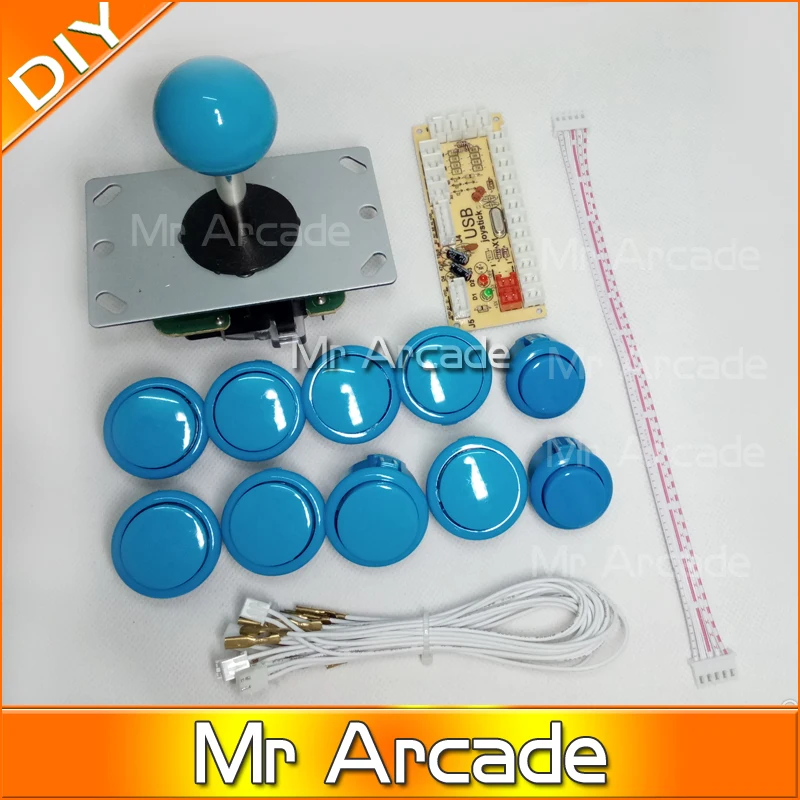 Набор для аркадных игр лидер продаж набор USB энкодер ПК джойстик Sanwa сборки | Спорт