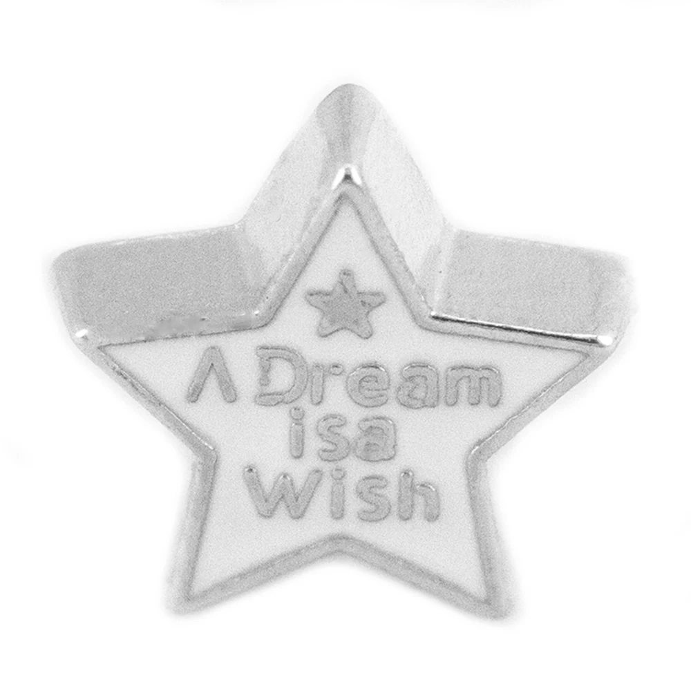 

10pcs Mesinya Star shape a dream is a wish floating charms for glass locket,FC-294