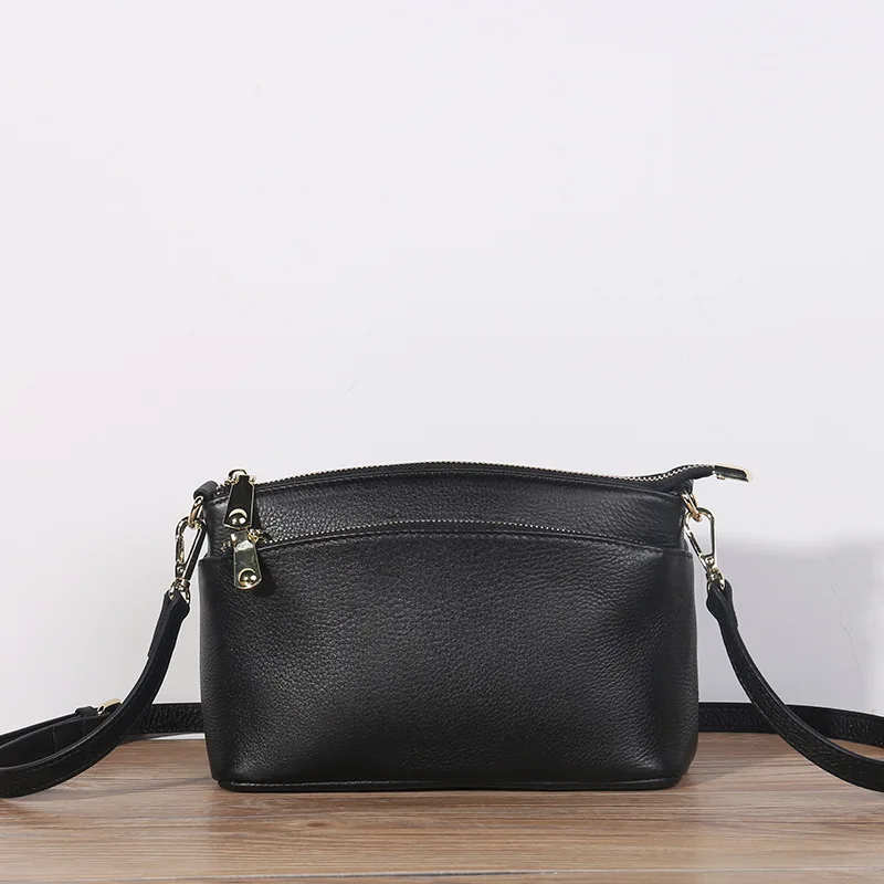 Johnature 2020 Новые повседневные однотонные Сумки из натуральной кожи с клапаном на