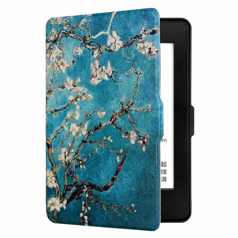Для чехол для Kindle Paperwhite кожаный многофункциональный чехол для планшета для Amazon Kindle Paperwhite 1/2/3 Живопись чехол с автоматическим включением и Up/Sleep(Пробуждение/спящий режим