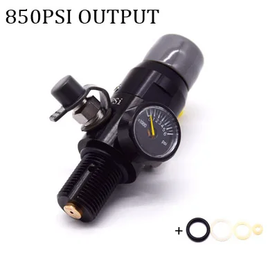 850psi output PCP Airforce HPA регулятор 4500PSI черный m18x1.5 резьба различное Выходное давление - Цвет: 850psi output