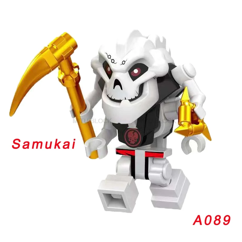 1 шт. A089 Chap'Rai Wu Samukai строительные блоки игрушки для детей мини-игрушки фигурка мастер Золотого Дракона Ллойд Джей Зейн - Цвет: A089