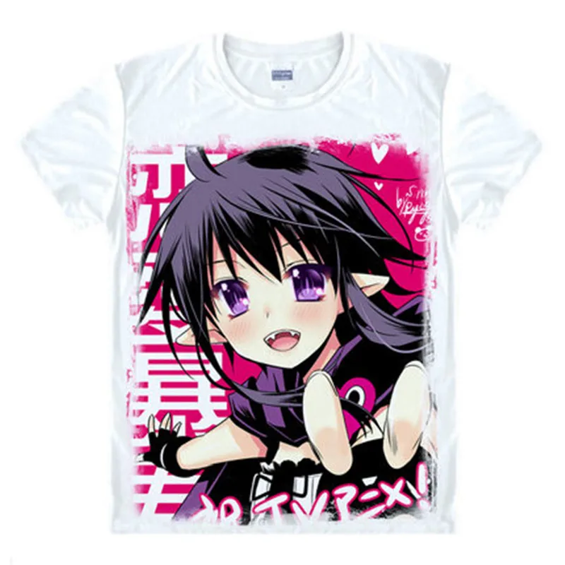The Very Lovely Tyrant of Love T Shirt Angle Gree T-shirt Japanese Anime Cute Lovers Short Tee | Мужская одежда