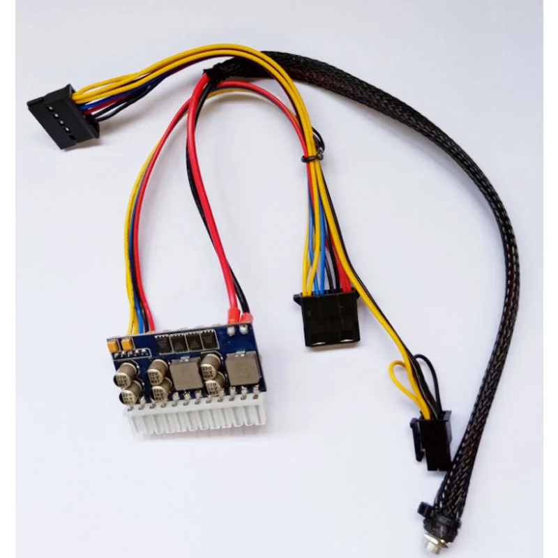 24pin DC ATX PSU, работающего на постоянном токе 12 В в Вход 160 Вт пиковый Выход переключатель DC-DC блок питания ATX Pico PSU мини ITX PC Питание для компьютера
