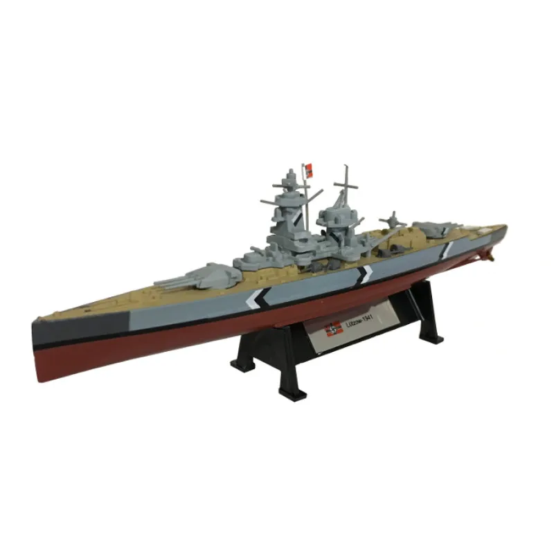 Модель военной игрушки AMER масштаб 1/1000 боевой корабль Lutzow 1941 литая металлическая