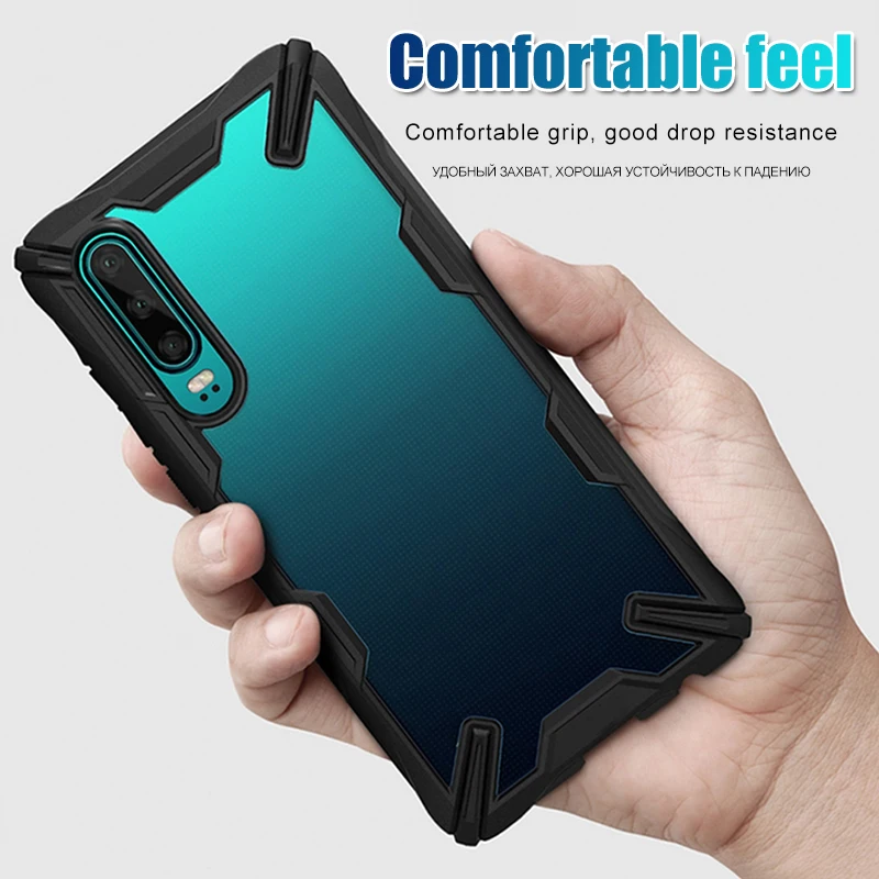 Роскошный армированный силиконовый чехол-Бампер для huawei P30 Pro mate 20 противоударный