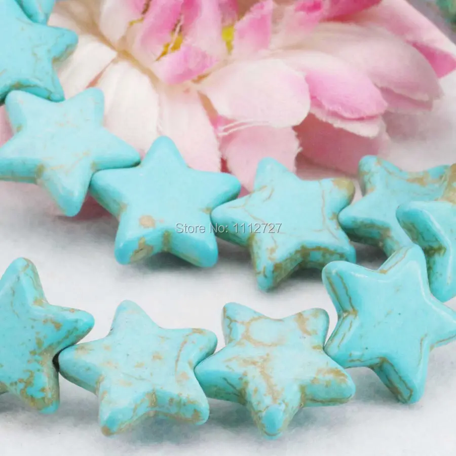 Украшения ремесла звезда Турция Howlite свободные бусы из халцедона полуготовый