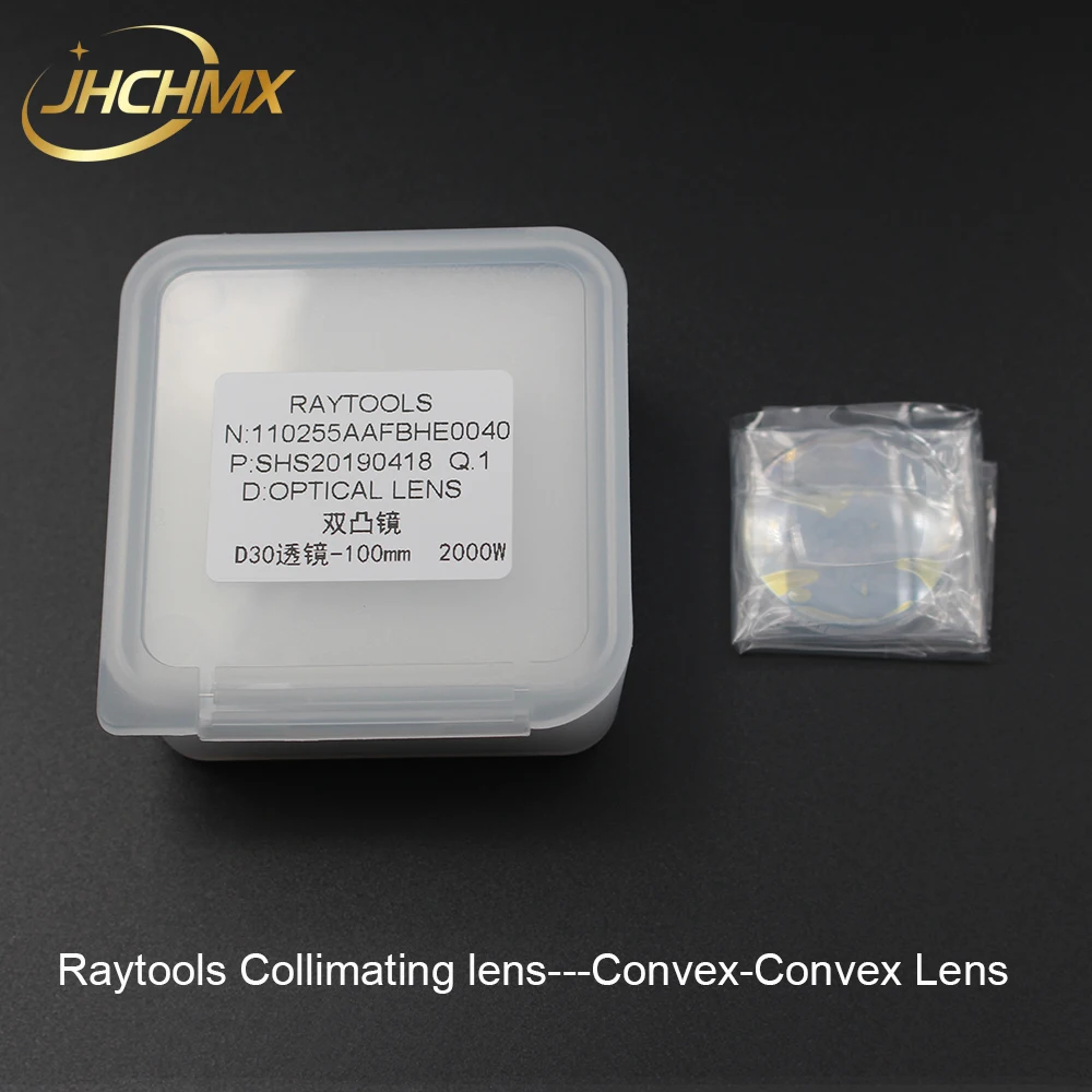 JHCHMX Raytools оригинальная фокусная линза/коллиматорная линза Dia.30 FL.100/125 мм для Raytools BT240 волоконная лазерная головка Bodor лазерная машина