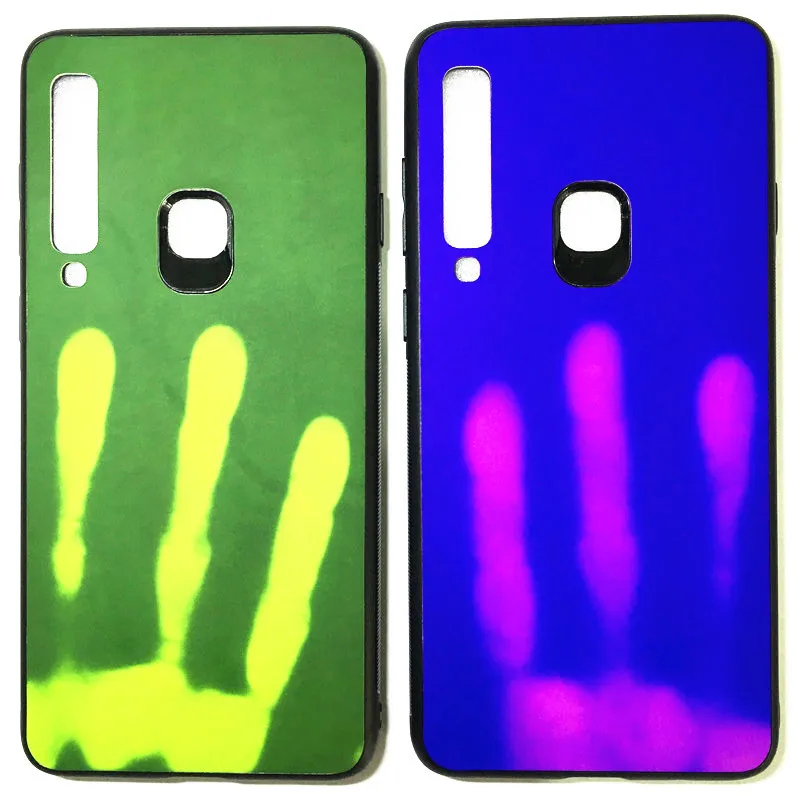 ALIVO For Samsung Galaxy A9 2018 TPU Case Hot cold induction color change leather Fitted for S8 S8+ Note8/9 Cover |