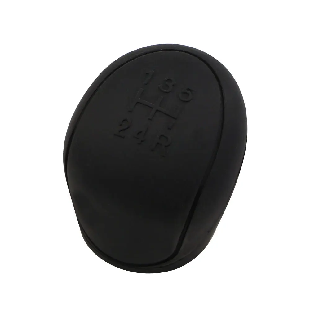 1Pc Black Shift Knob 1 шт. силиконовая MT автомобильная ручка переключения передач крышка ручного тормоза для Ford Focus 2 3 4 Fiesta Kuga 2 Escape gear Head защитный чехол для воротника - Название цвета: 1Pc Black Shift Knob