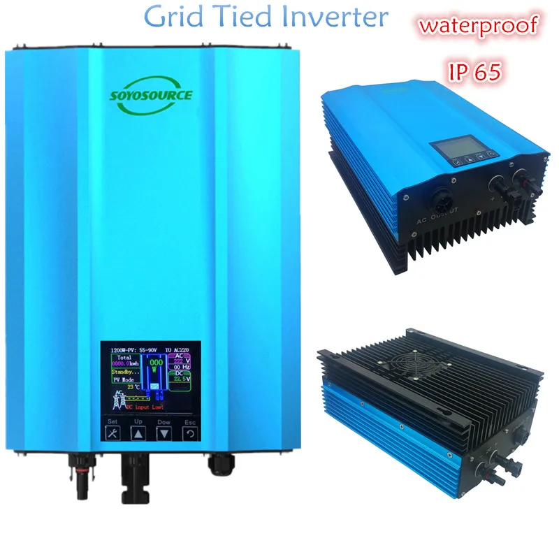 1200 Вт сетевой инвертор PV вход 85 130 в высокочастотная изоляция AC230V разряд батареи