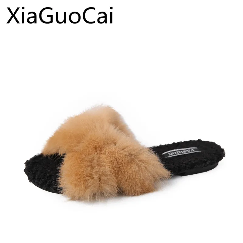 

Spring and Autumn Women Slipper Female Fashion 2018 Home Slippers New Korean Version Social Outdoors Flat Slides Bottom Red