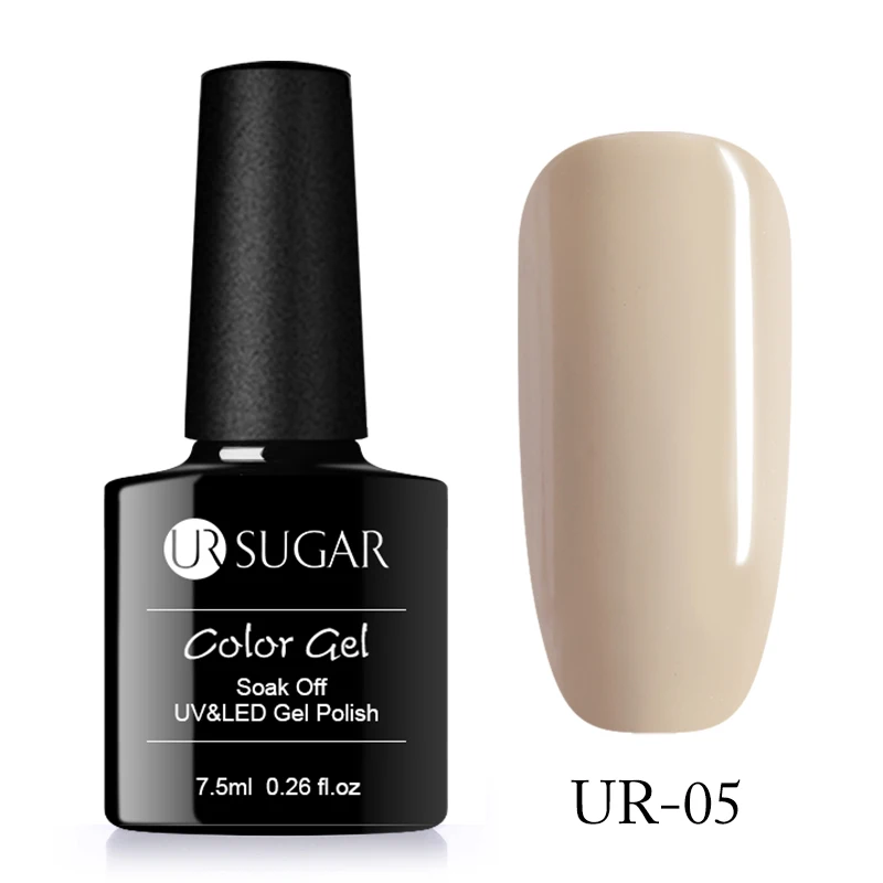 UR-05 Ur Sugar 7,5 мл цветной УФ-Гель-лак розовый красный полуперманентный замачиваемый УФ светодиодный Гель-лак для ногтей DIY маникюр лак для ногтей - Цвет: UR-05