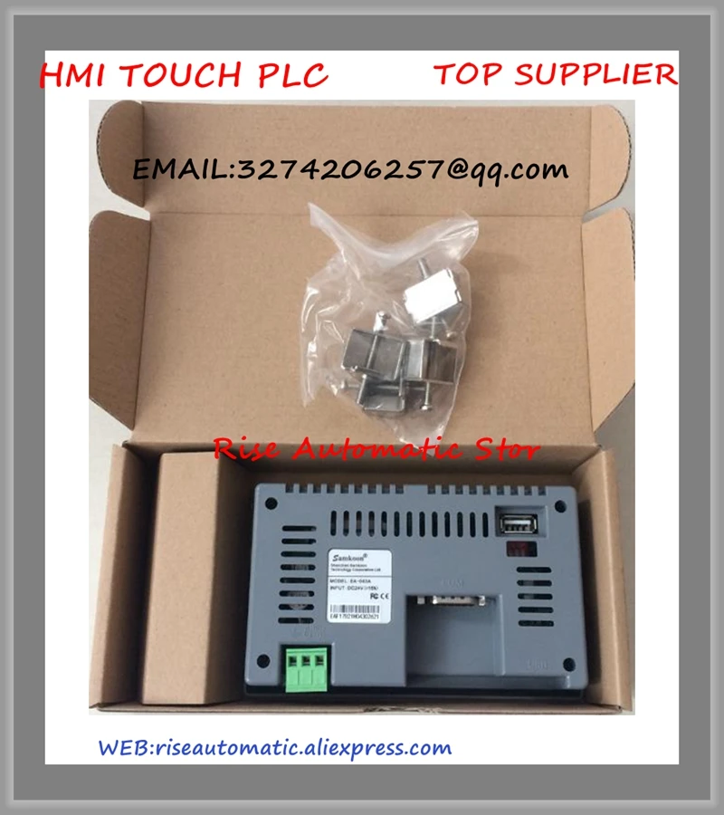 EA 043A EA043A 4 3 дюймов HMI Сенсорный экран 480*272 в новой коробке|Кронштейны| |