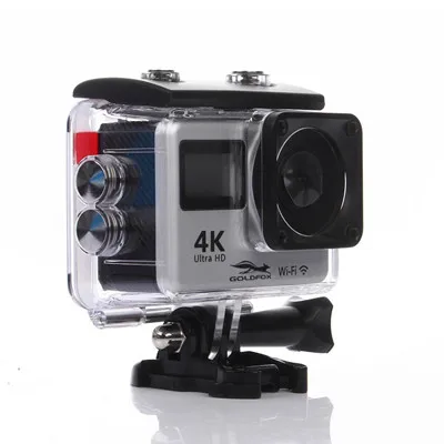 Gray Мини Ulrtra HD 4 K Экшн-камера wifi 2," экран 1080 P/30fps водонепроницаемая Спортивная DV камера с пультом дистанционного управления - Цвет: Gray