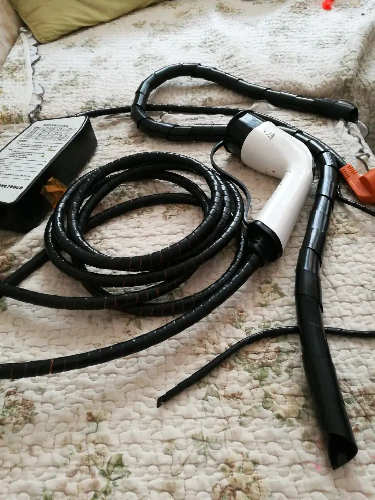 Спиральная обмотка для ПК органайзер с чёрным кабелем ID 3 мм x OD 4 33 фута (10 м)