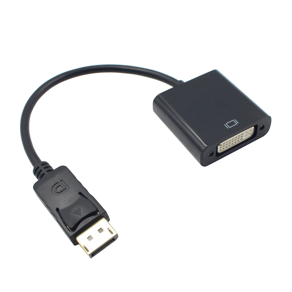 Новый горячий DP Displayport Дисплей порт папа к DVI Женский адаптер кабель для ноутбука