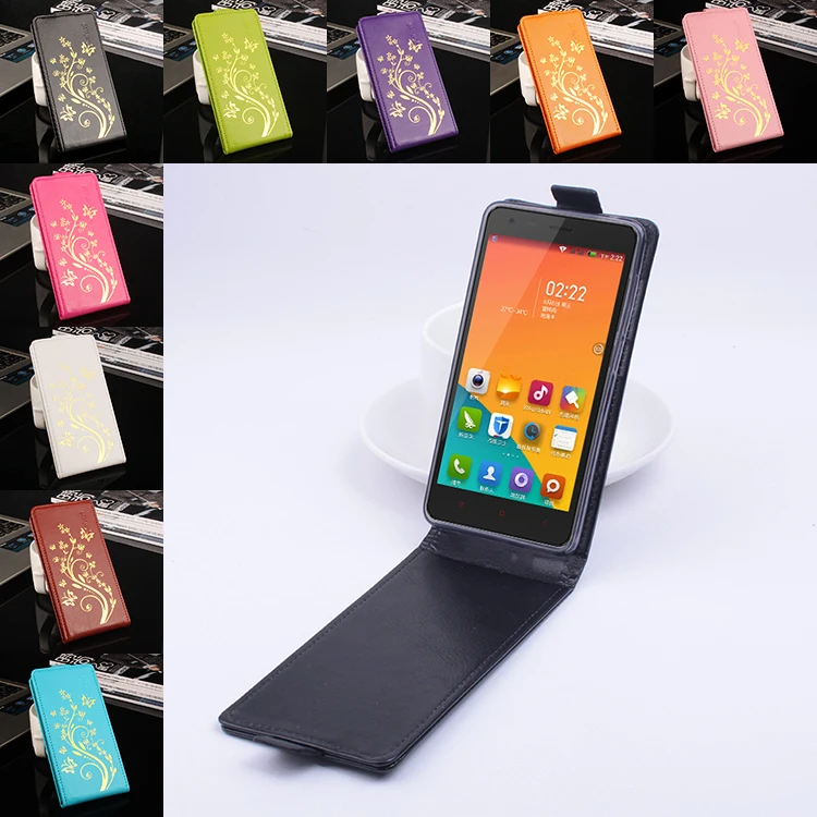 Кожаный чехол для Xiaomi Redmi 2 откидной Чехол корпус xiomi Red Mi 2/Redmi2 чехлы мобильных