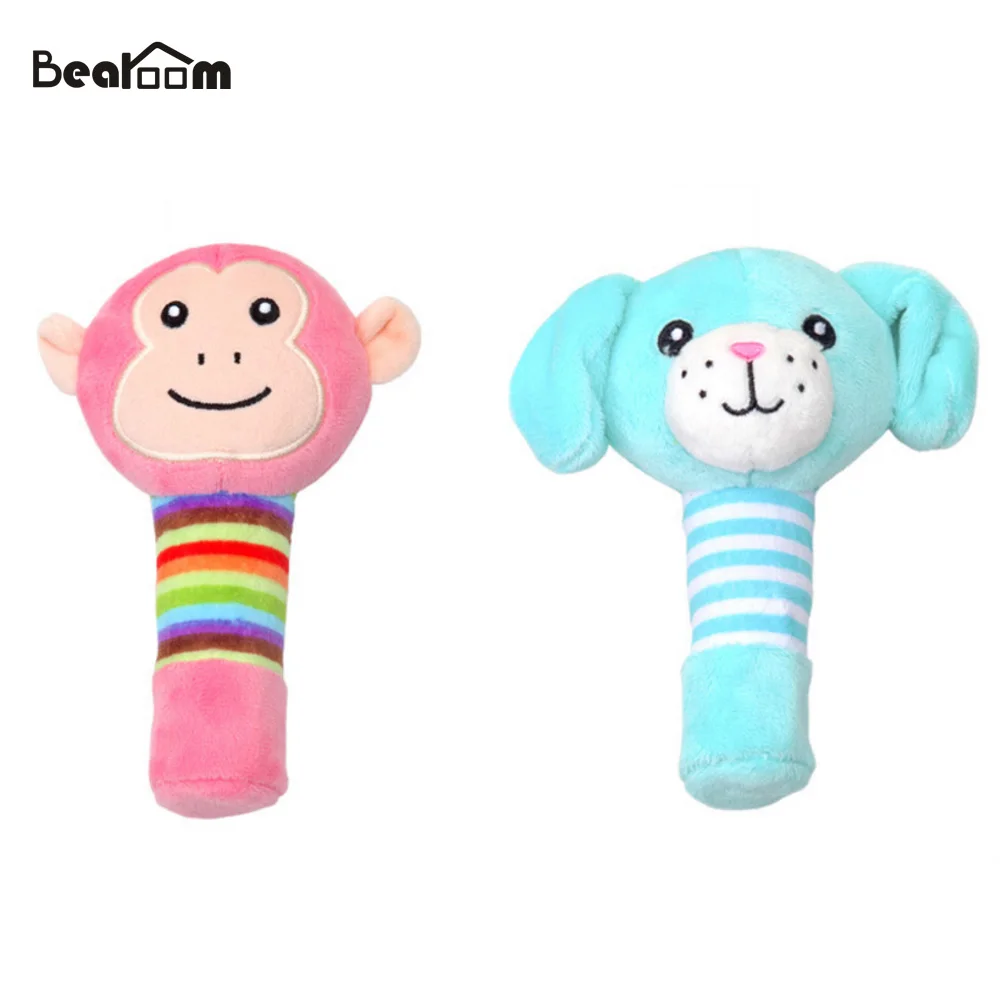 Bearoom детские погремушки Bebe мобильные игрушки ручной захват Погремушки