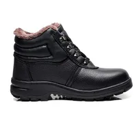 Мужские зимние рабочие полуботинки, со стальным носком, на меху#2