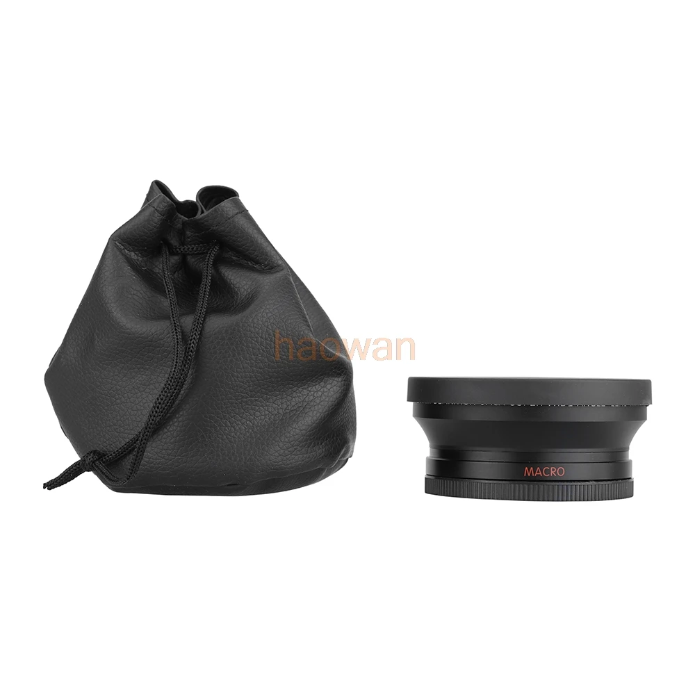 72 мм 0.43X широкоугольный конверсионный макрообъектив для canon nikon pentax Sony HDR FX1 HVR