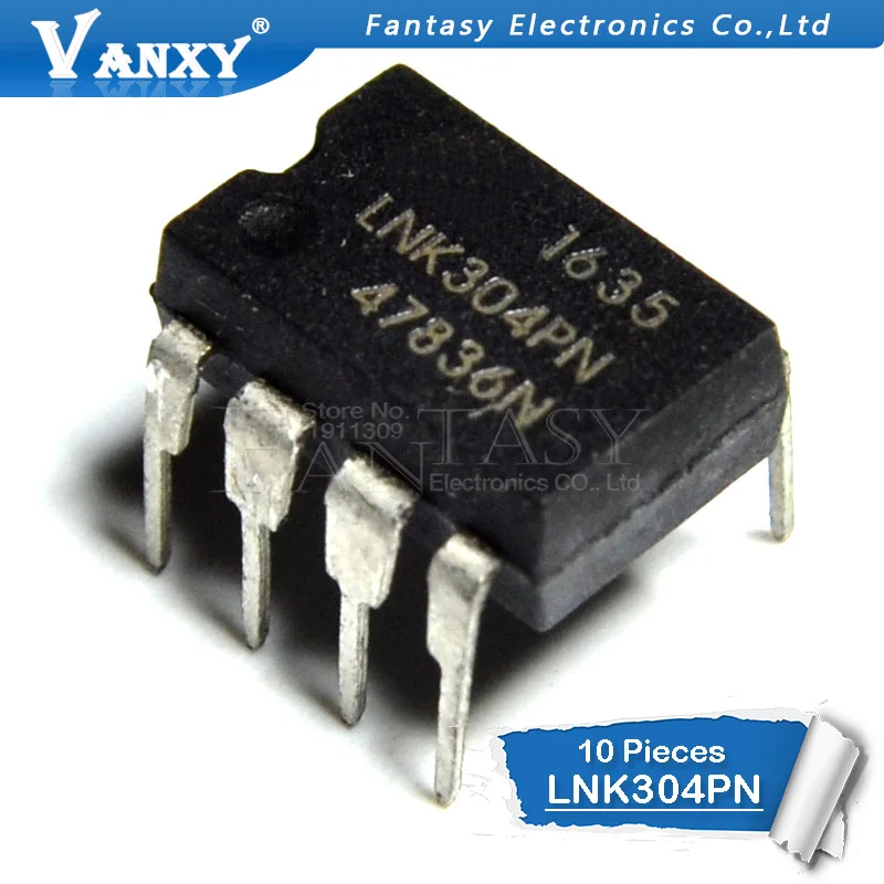 10 шт. LNK304PN DIP7 LNK304P DIP LNK304 DIP-7 304PN новое и оригинальное IC
