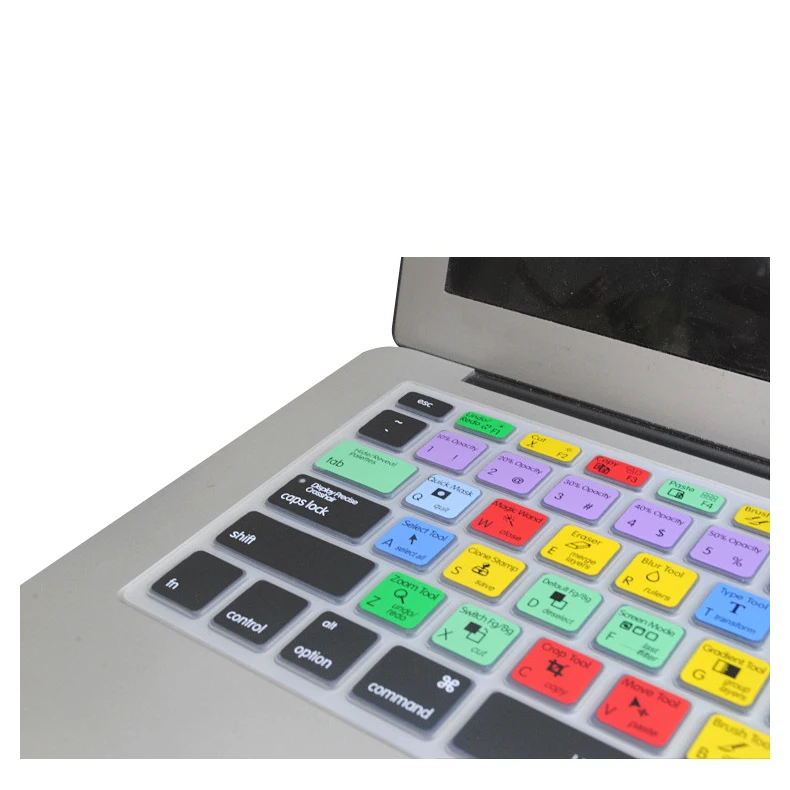 Adobe Illustrator клавиатура быстрого дизайна функциональный силиконовый чехол для Macbook