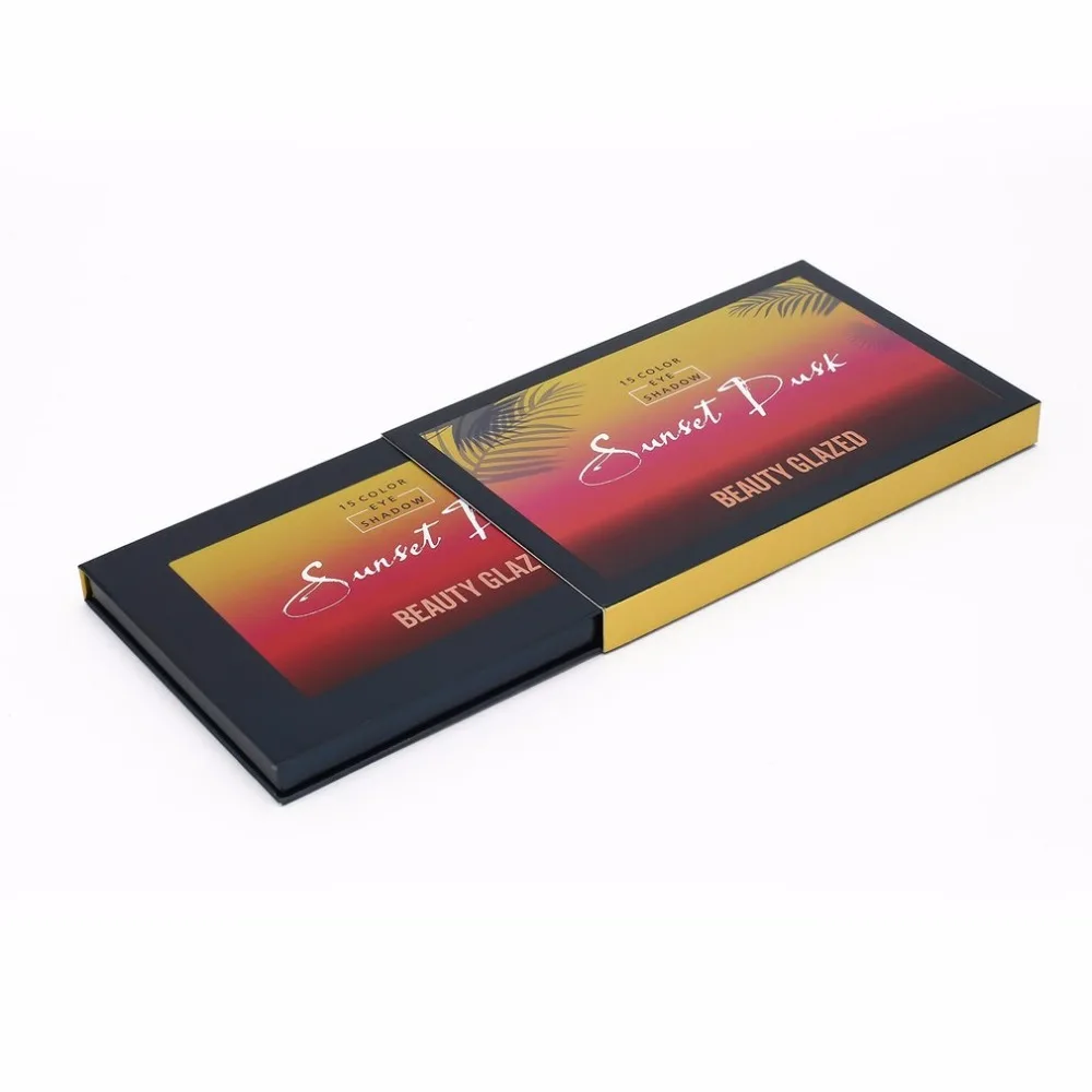 Красота глазурованная 15 видов цветов Тени для век Палитра прессованная