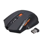 Профессиональная беспроводная мышь 1200DPI 2,4G, игровая лазерная мышь, геймерская Бесшумная компьютерная мышь со встроенным аккумулятором для ПК и ноутбука