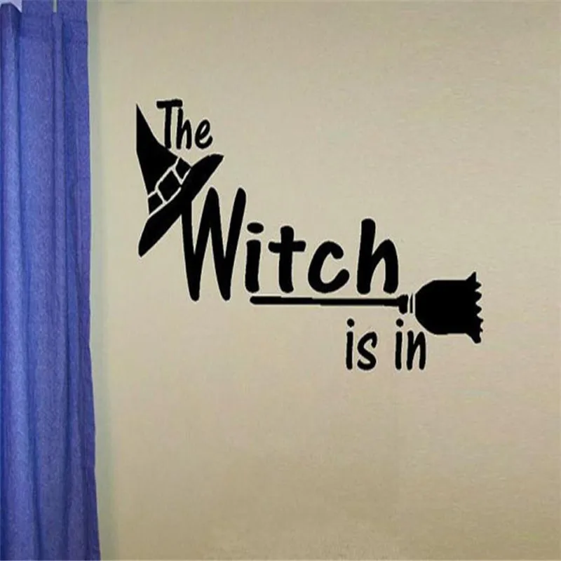 

New Halloween Decoration Wall Stickers Pegatinas Para Halloween Home Decor Mural Decal poster DIY Art Vinyl adesivo de parede