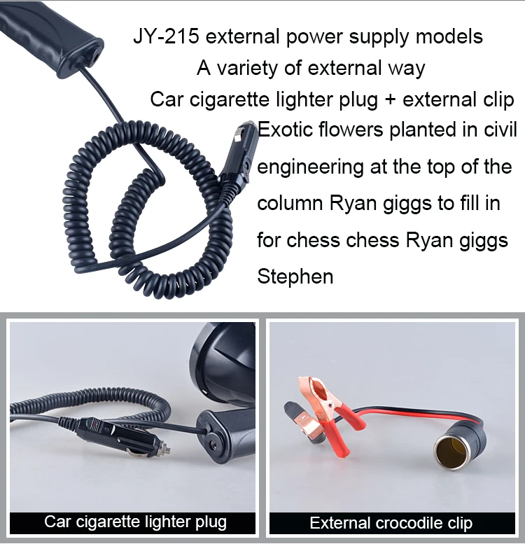 JUJINGYANG 215 яркий 30 Вт T6 светодиодный фонарик факел Ручной 12V внешний высокой мощности Прожектора Открытый кемпинг фонарь светильник лужайки