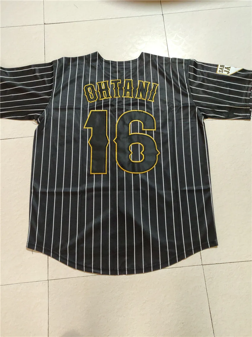 Мужская футболка Shohei Ohtani#16, японская команда, бейсбольная Мужская прошитая футболка на пуговицах, модная футболка, camisetas hombre, футболка, Джерси