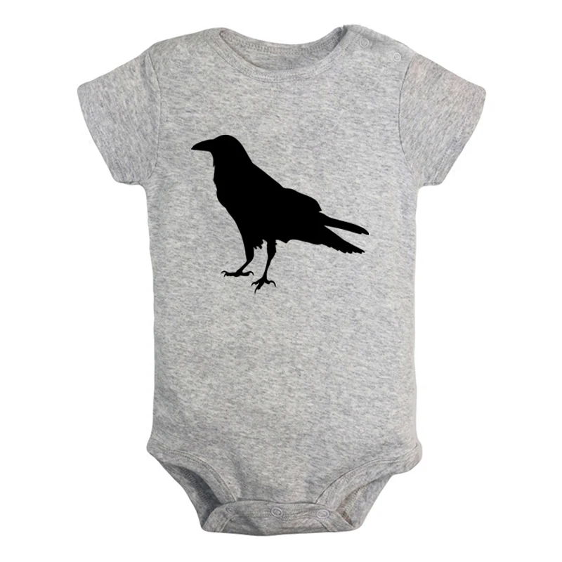 JaBaby3079GD Униформа-комбинезон для новорожденных мальчиков и девочек с принтом «Игра престолов», «Три глаза ворона», «ворон» - Цвет: JaBaby3079GD