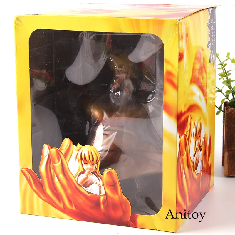 with retail box Sainte Seiya Дева Шака с Буддой ручной платформой фигурка Сейя ПВХ Коллекция Модель игрушки - Цвет: with retail box