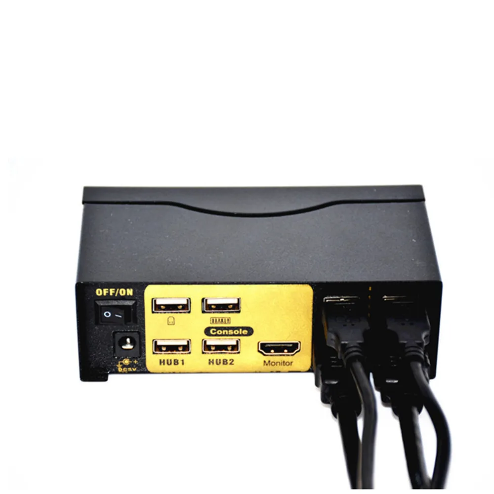USB HDMI KVM переключатель концентратор многократное компьютерное переключение