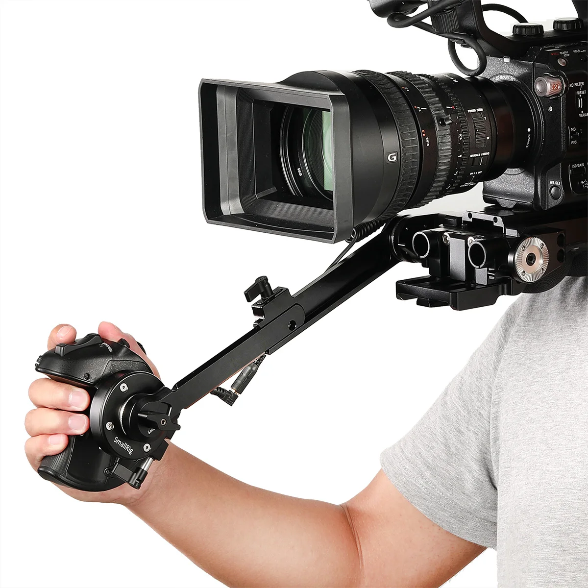 Smallrig Arri rosette + 2 5 мм Lanc удлинитель для Sony fs5 grip адаптер с быстроразъемным
